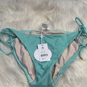 PQ swim Divine Tie 
Tie Full 
Teal with sparkly